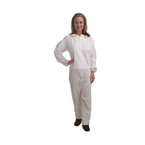 Coverall White W/Elastic Wrists/Ankles 3XL 25/cs