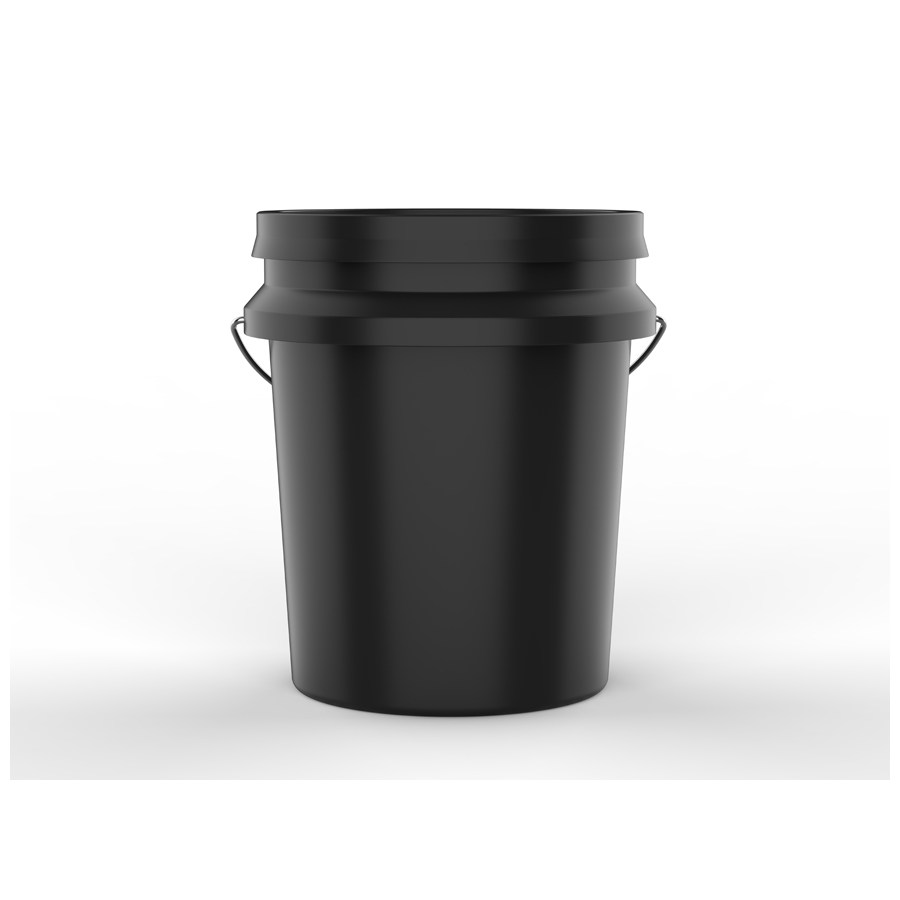 Plastic Pail Black 1 Gallon 225/cs
