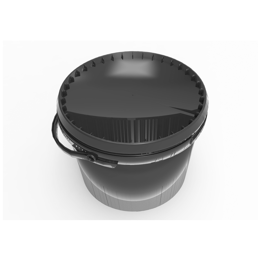 Plastic Pail Lid For 2 Gallon Black 120/cs