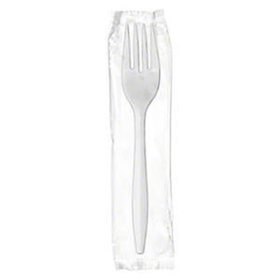 Fork PP Medium White Wrapped 1000/cs