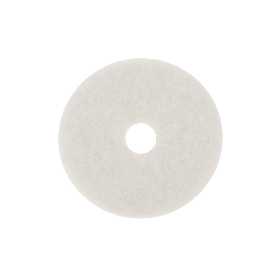 3M 4100 Floor Pad 17" White Super Polish 5/cs