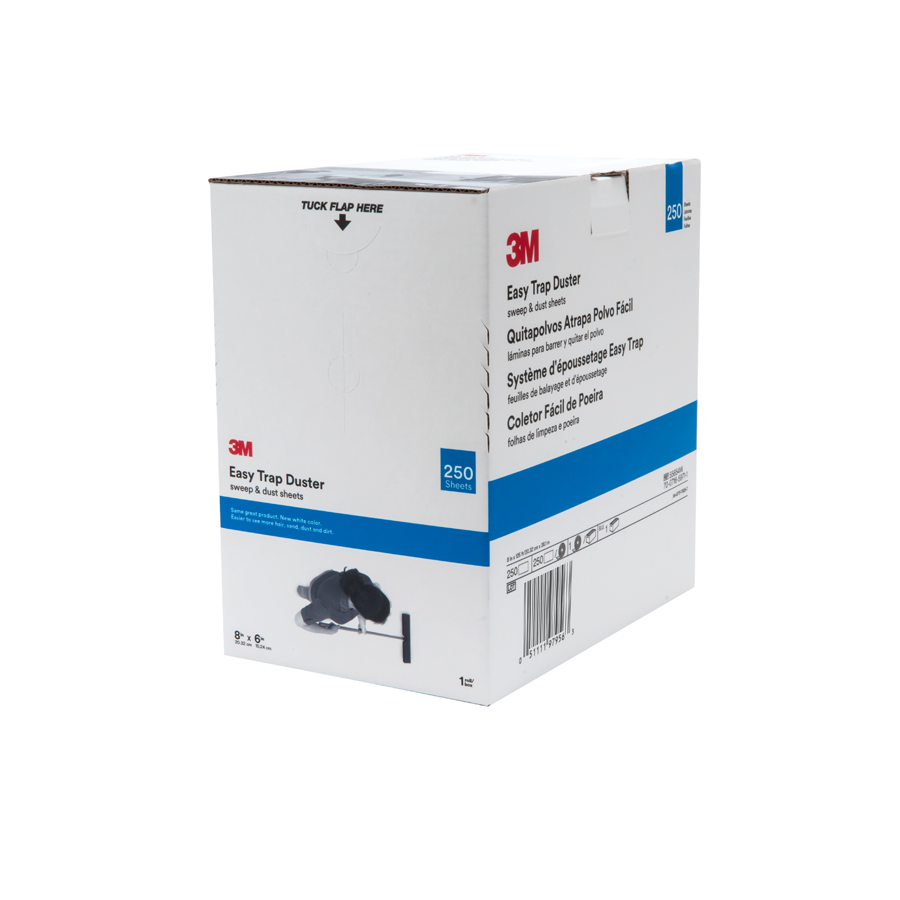 3M Easy Trap Dust Cloth  White 8"X6"X125' Roll