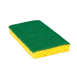 3M 74 Scotchbrite Scrub  Sponge Grn/Ylw 20/cs