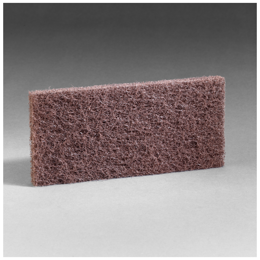 3M 8541 Doodlebug Brown Scrub Pad 4.6"X10" 20/cs