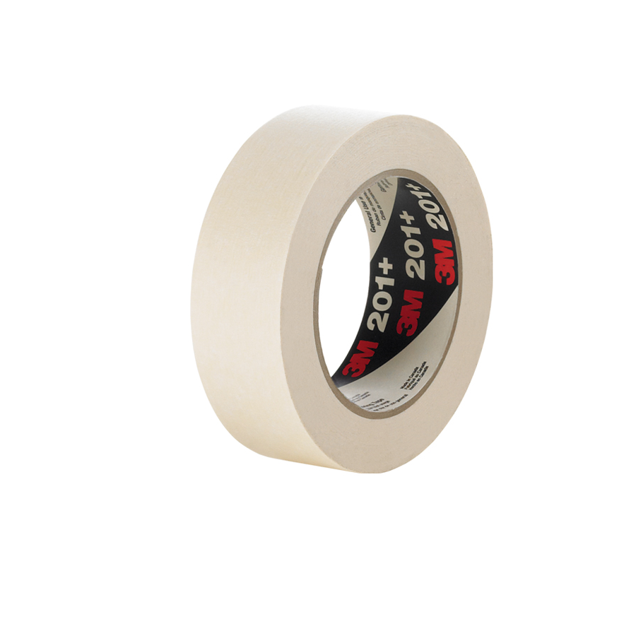 3M 201+ Masking Tape Tan 48Mmx55M 24/cs