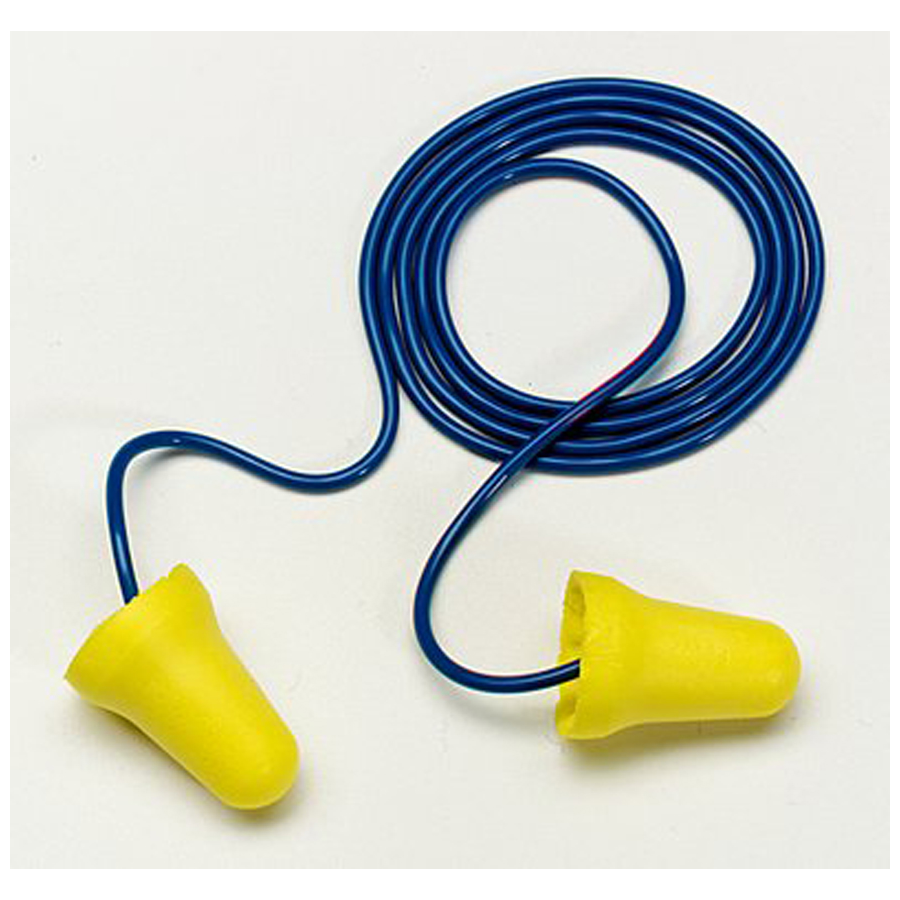 EZ Fit Earplugs Corded Yellow 2000 pr/cs