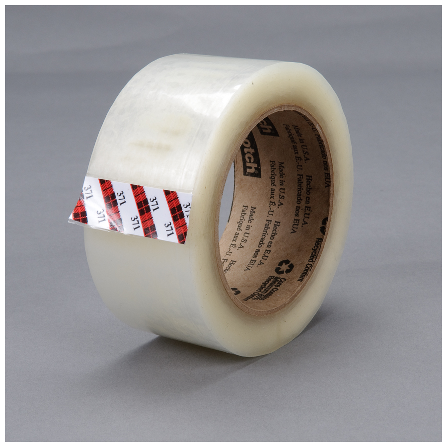 3M 371 Scotch Box Seal  Tape Clr 48Mmx100M 36/cs