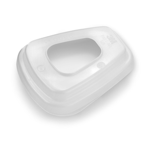 3M 501 Filter Retainer Ring White 100/cs