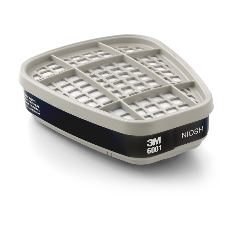 3M 6001 Vapor Cartridge Organic 60/cs