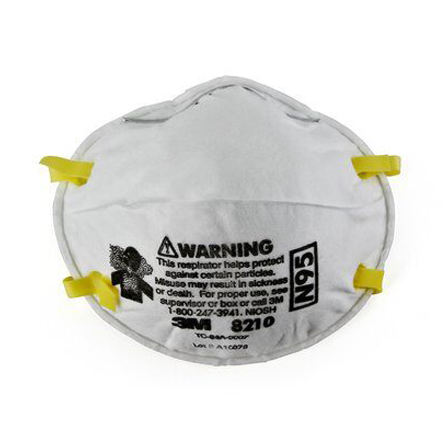 3M 8210 Respirator Mask N95 No Valve 160/cs