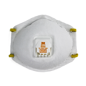 3M 8511 Particulate Mask W/ Valve 80/cs