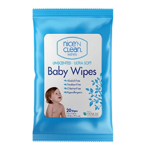 Nice-N-Clean Baby Wipes Refill Unscented 960/cs