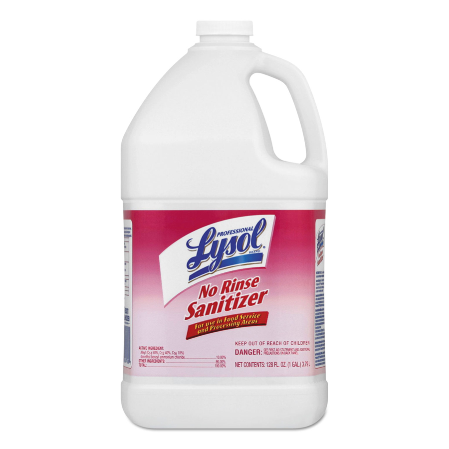 Lysol No Rinse Sanitizer Gallon 4/cs