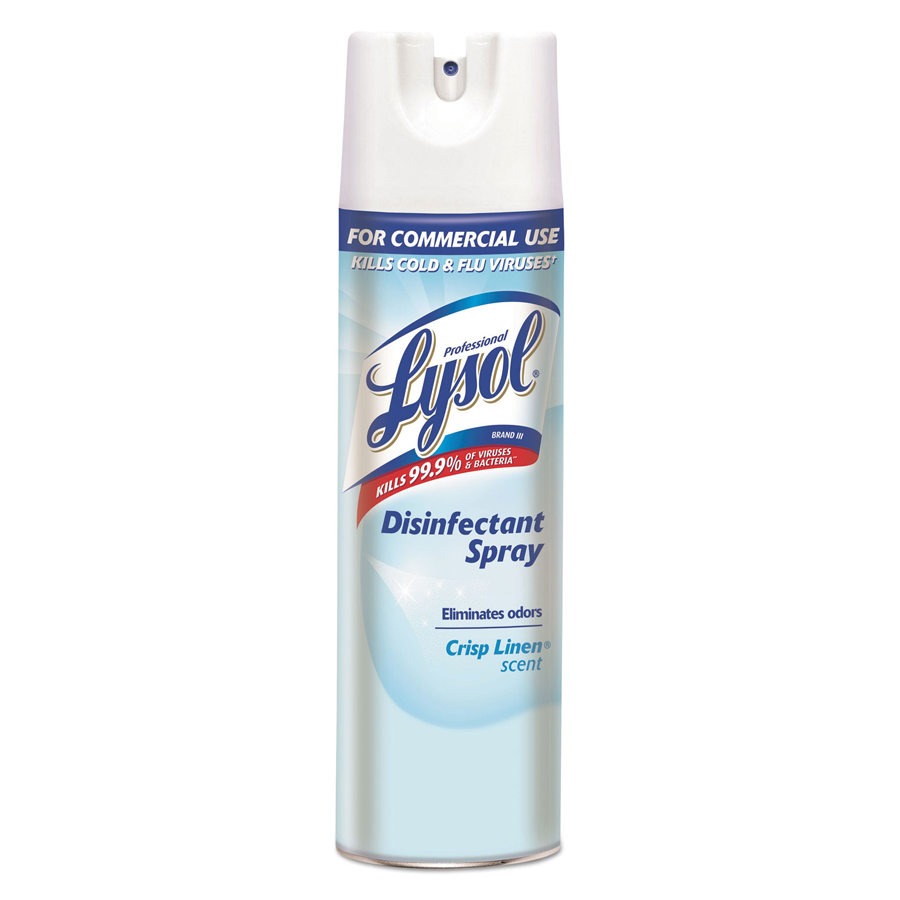 Lysol Disinfectant Spray Crisp Linen 19oz 12/cs