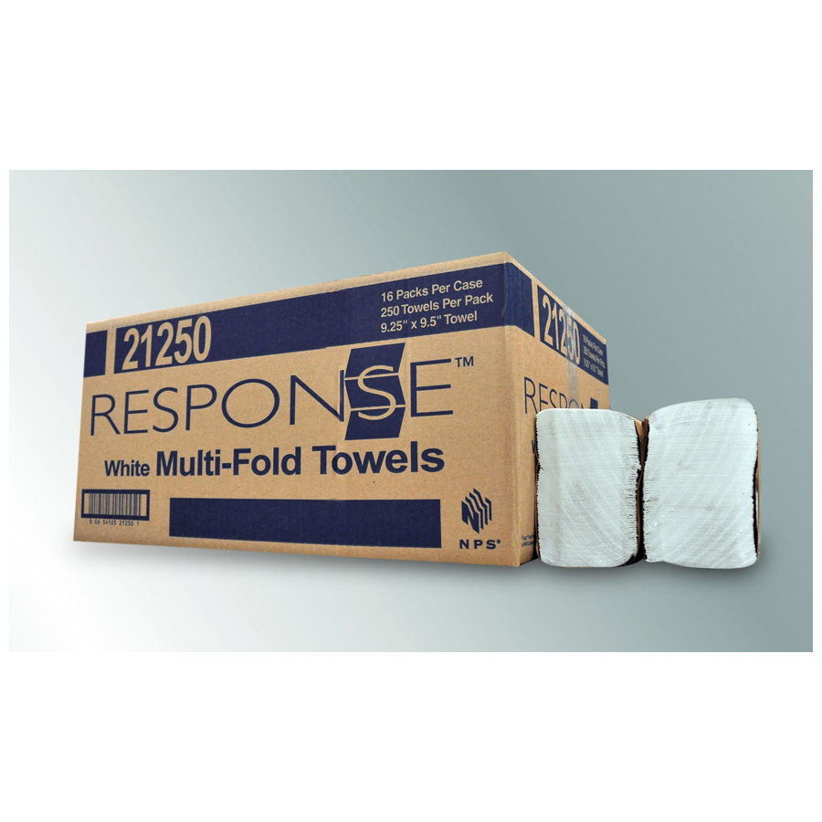 Multifold Towel White Response 4000/cs