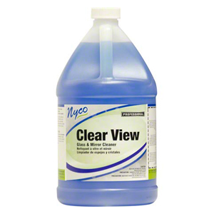 Clear View Glass Cleaner No Ammonia Gal 4/cs