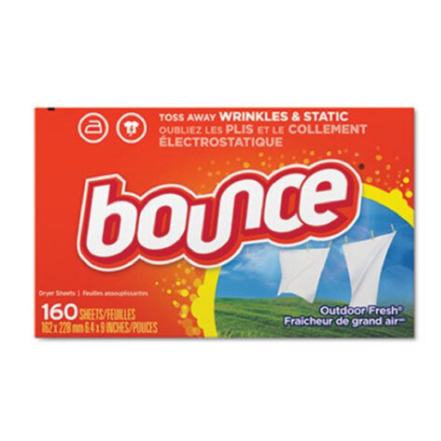 Fabric Softener Bounce Sheets 160/bx 6bx/cs