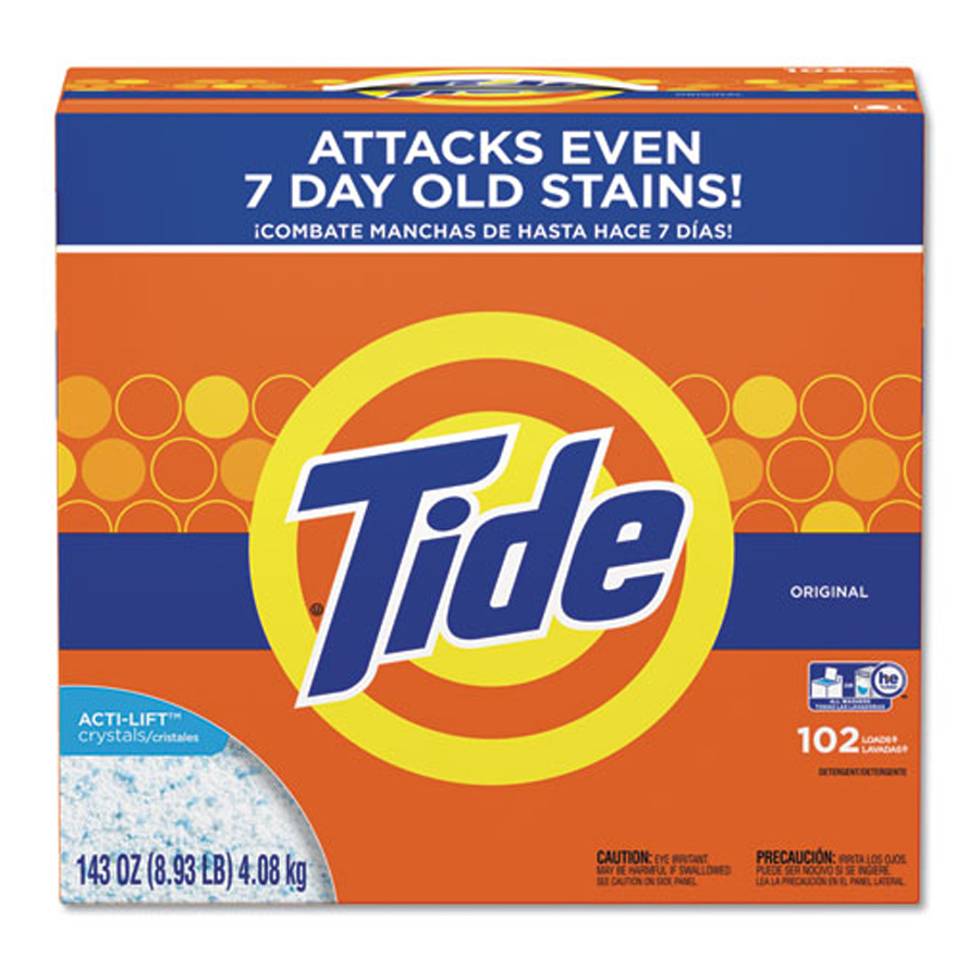 Tide Laundry Detergent Powder 143oz 2/cs