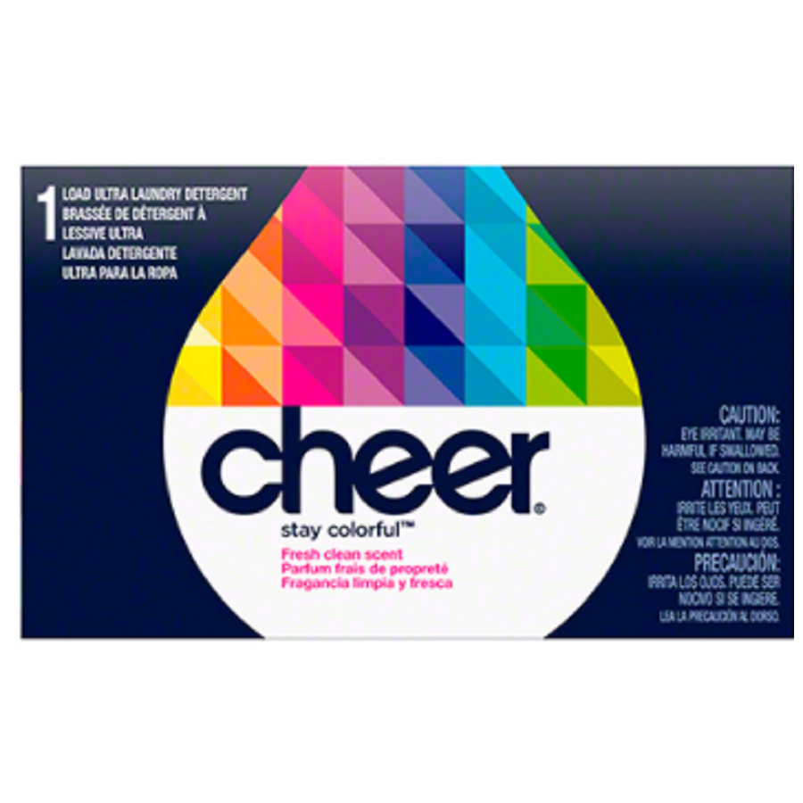 Cheer Vending Laundry Detergent 1.8oz 156/cs