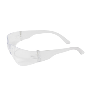 Rimless Safety Glasses Clear Lens/Temple 12/bx