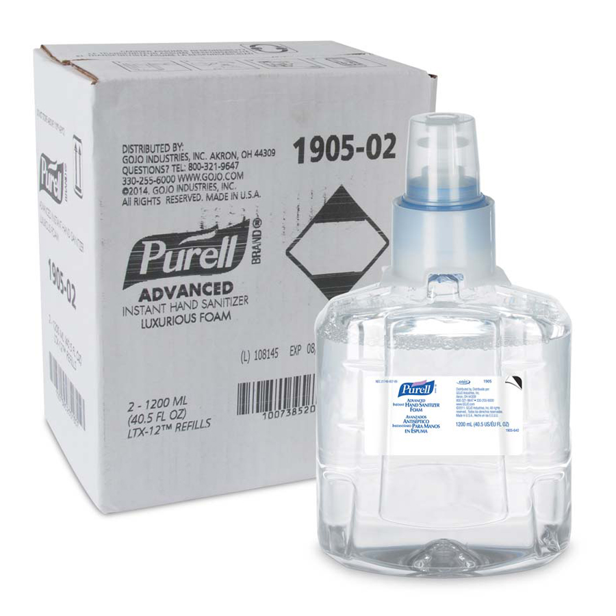 Purell LTX-12 Sanitizer Foam 1200Ml 2/cs