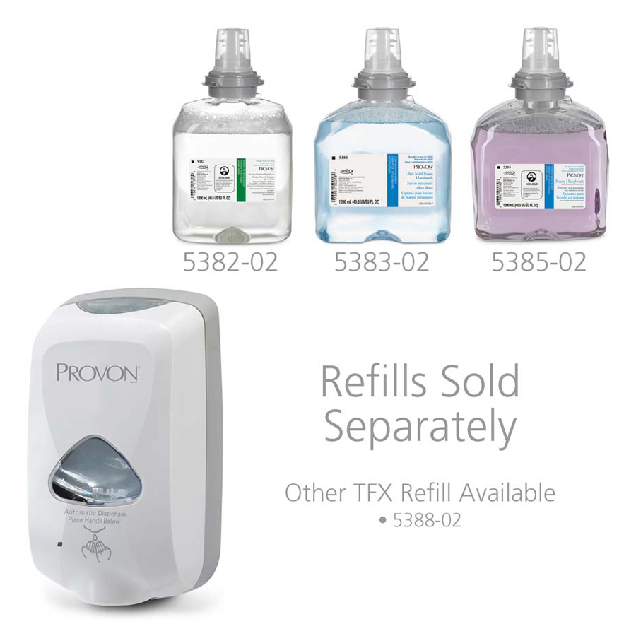 Provon TFX Dispenser 1200Ml Gray Each