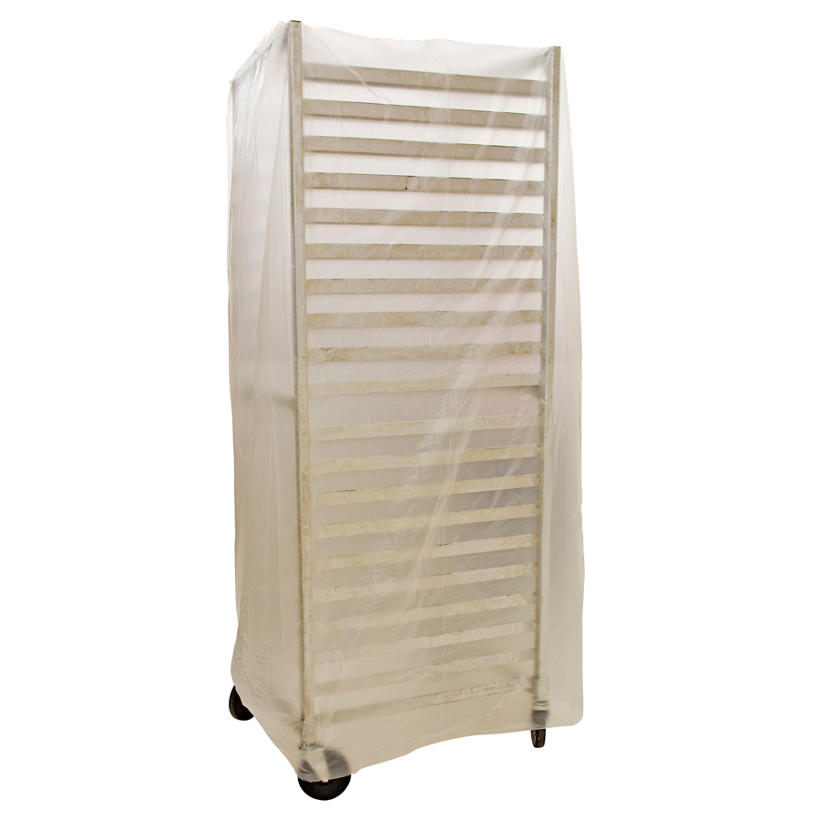 Poly Bun Pan Rack Cover 52"X80" 15Mic 50/cs
