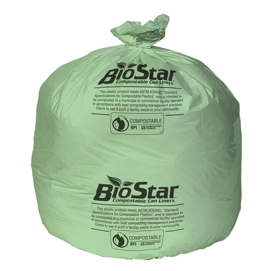 Canliner 24"x32" Green .9mil 10 Gal 200/cs