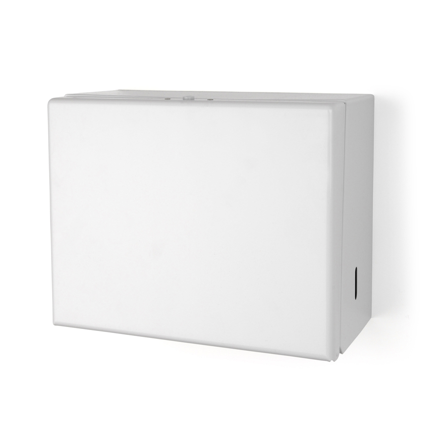 Singlefold Towel  Dispenser White Metal