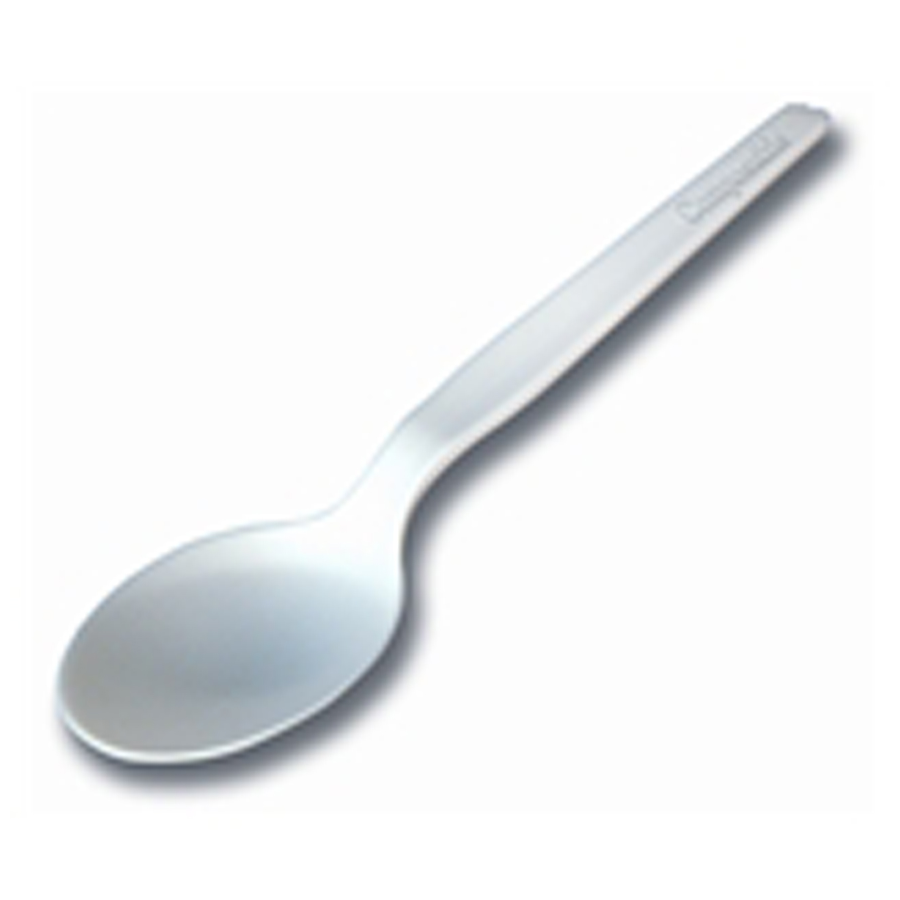 Plastic Spoon Med Beige Biodegradable 1000/cs