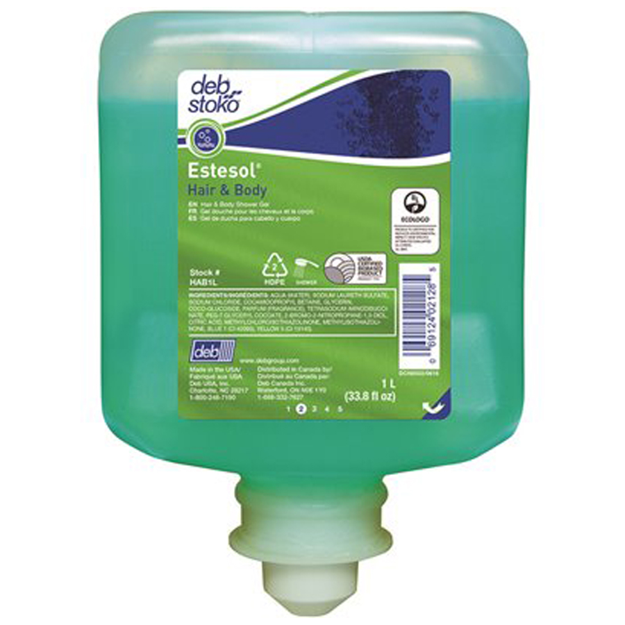 Estesol Hand Hair & Body Cleaner 1-liter 6/cs