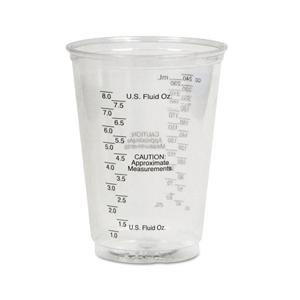 Plastic Medicine Cup Graduated 10oz. 1000/cs