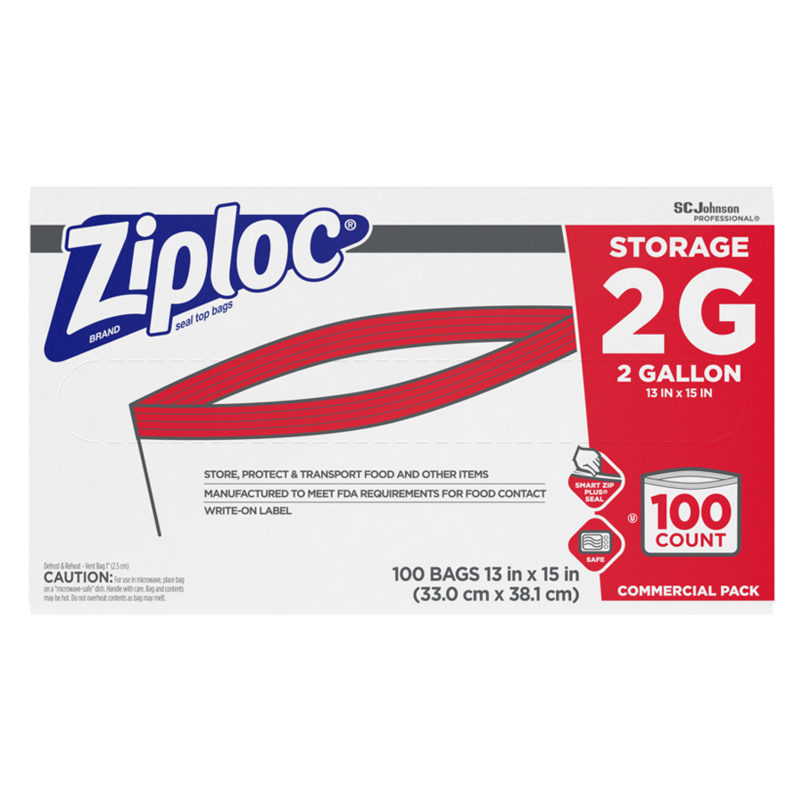 Ziploc Seal Top Bags Freezer 2 Gallon 10 Ea  Food Storage Bags  DW  Fresh Market