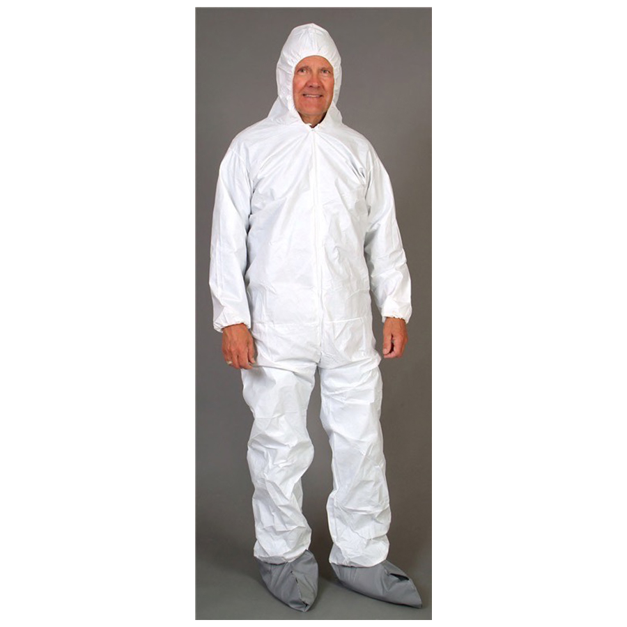 Schilling Supply Microporous Coveralls Zipper Front 4XL 25/Cs