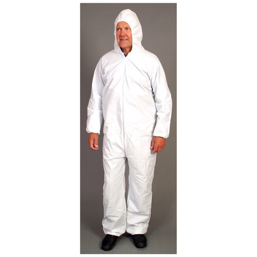 Coverall Microporous Hood Wrist/Ankle 3X 25cs