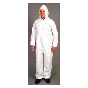 Coverall Microporous Hood Wrist/Ankle 3X 25cs