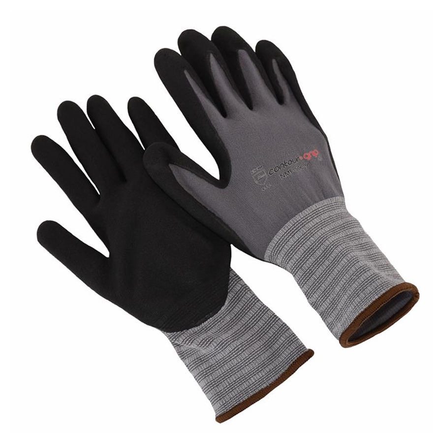 Nylon Glove Nitrile Mic Foam Palm Small Black DZ