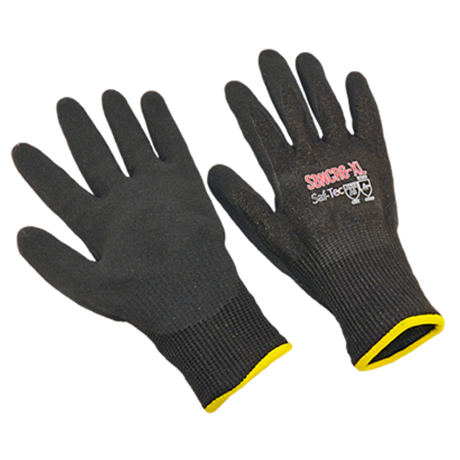 Cut-Resistant Glove Knit Nitrile Dipped Large 1dz