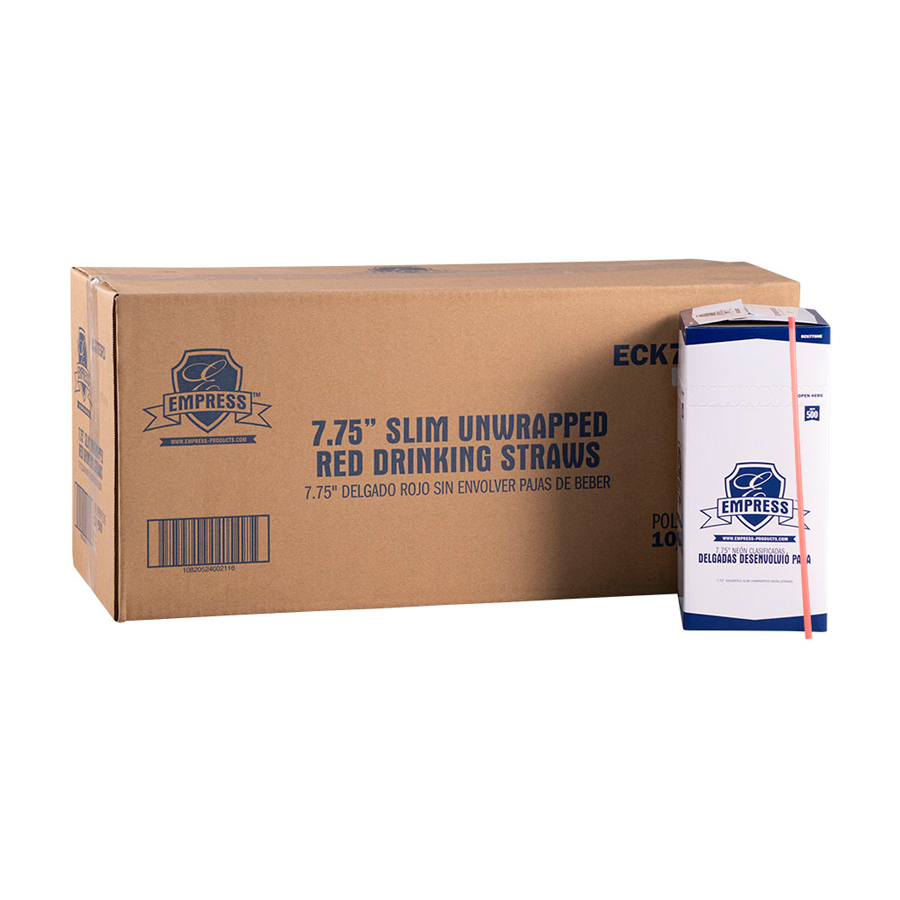 Hi Ball Straw/stirrer 7.5in  Red 5000/cs