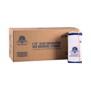 Hi Ball Straw/stirrer 7.5in  Red 5000/cs