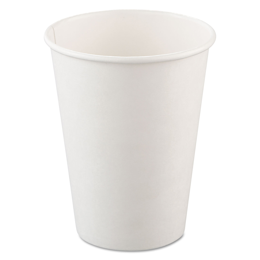 Paper Hot Cup 12oz Unprinted 1000/cs