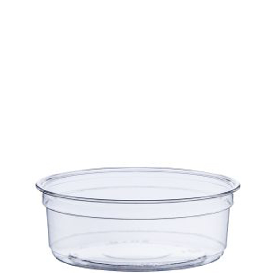 Deli Cup Hi Clarity 8oz Clear 500/cs