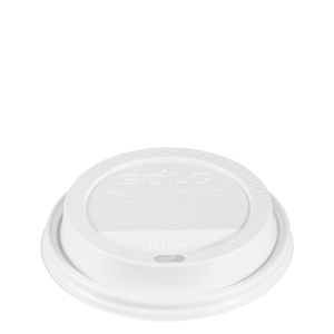 Dome Lid Traveler Style White 1000/cs