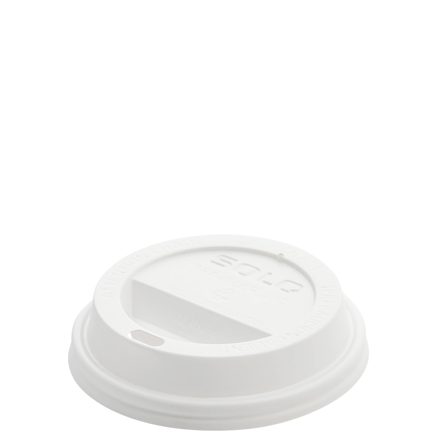 Dome Lid Traveler Style White 1000/cs