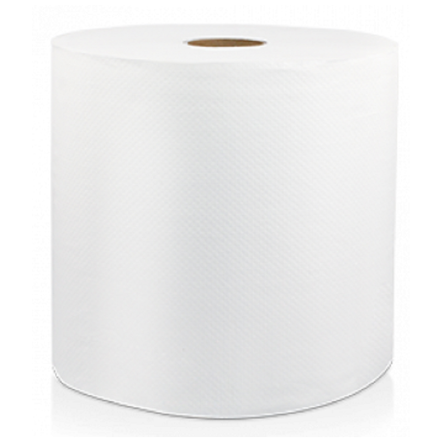 Roll Towel White 1-Ply 8"x1000' 6/cs