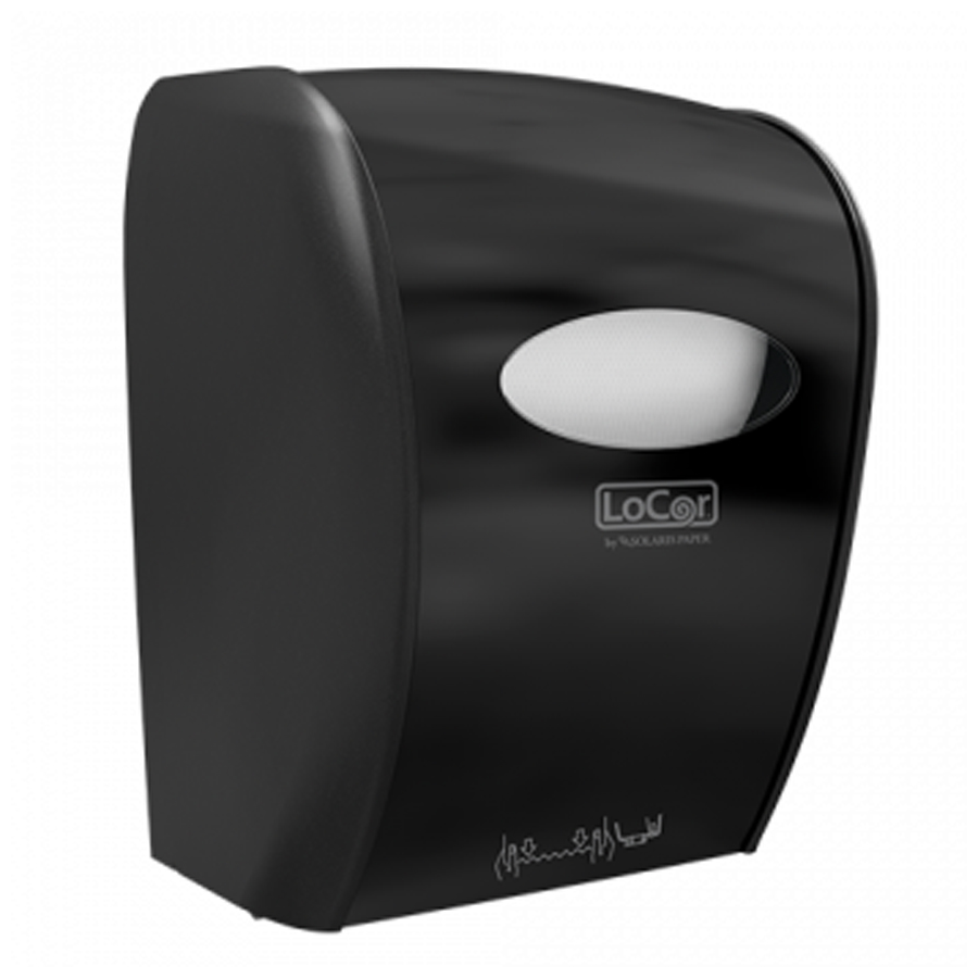 Roll Towel Dispenser  Locor Hf Black Each