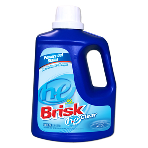 Brisk Laundry Detergent He Unscented 100oz 4/cs