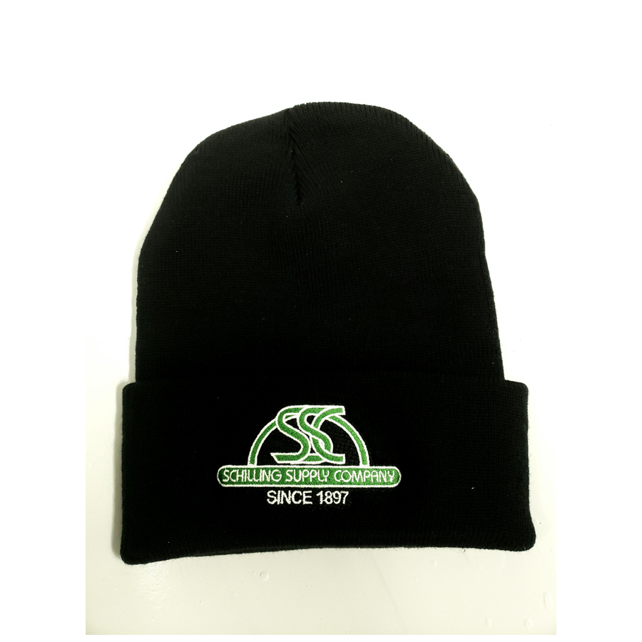 SSC Logo Winter Beanie Black Each