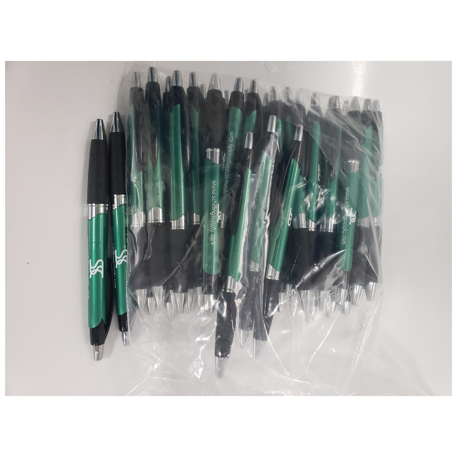 SSC Logo Pens Green 50/pack