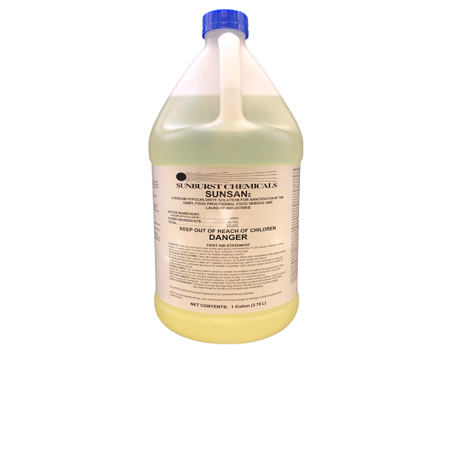 Sunsan2 Dish Machine Sanitizer Gallons 4/cs